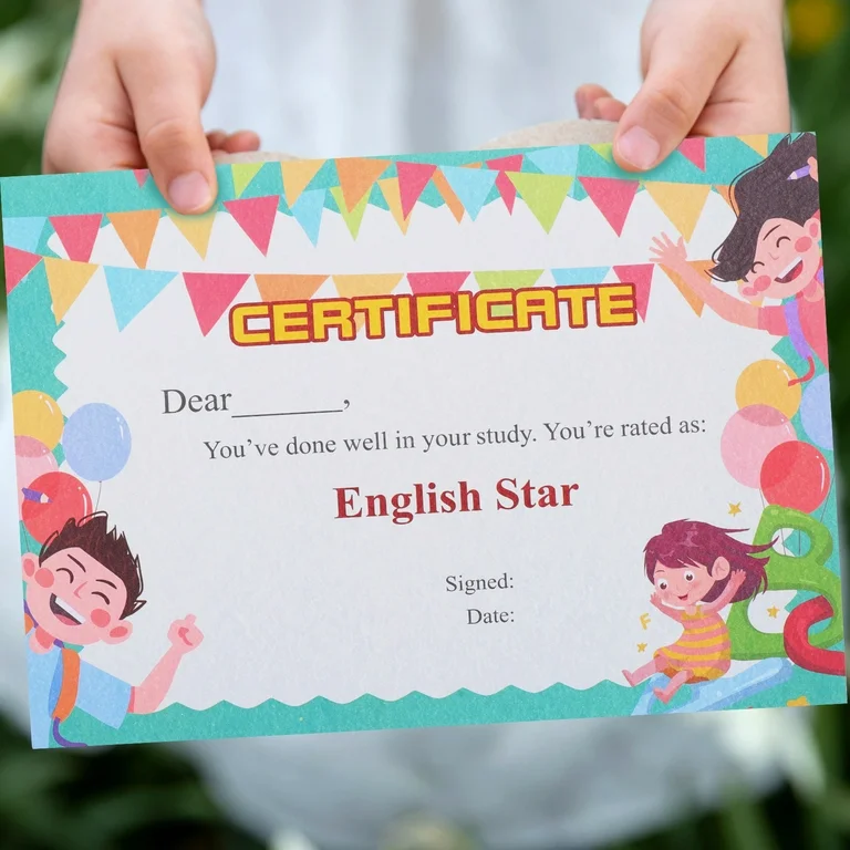 Diploma Başarı belgesi sertifika
